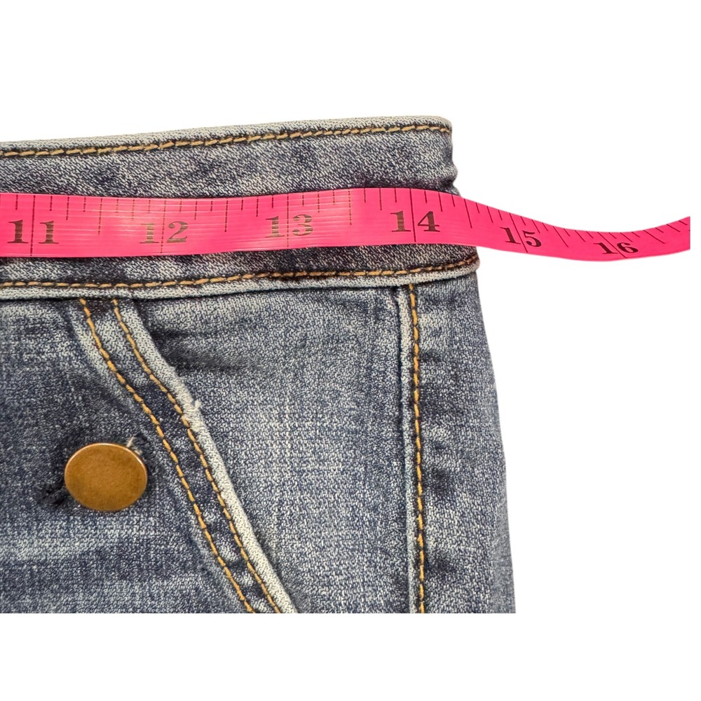 Driftwood Classic Fit Sailor Button Flare Jeans Dark Wash Women's 27 - Picture 9 of 12